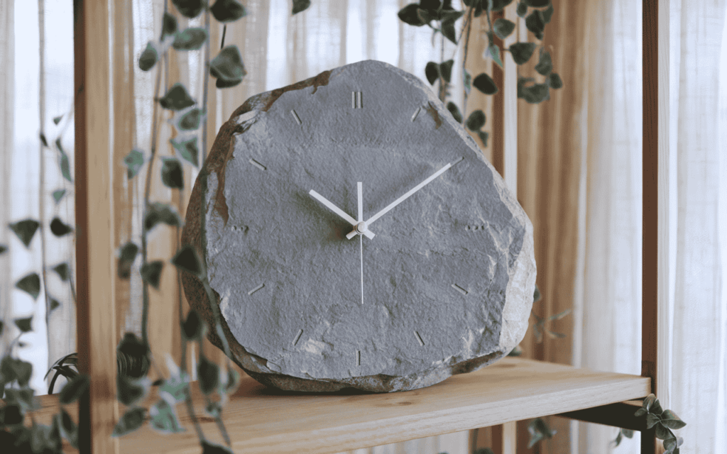 tischling stone weighted clock