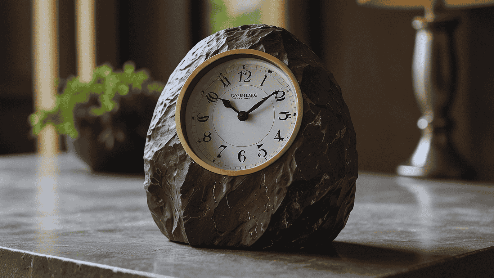 tischling stone weighted clock